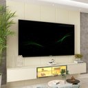 Ver imagem 2 de Home Theater Luminare 220 222,5cm MDF com LED Off White Gelius