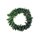 Ver imagem 1 de Guirlanda de Natal 280 Hastes Verde 120cm (1 Unidade) | Natal Encantado Formosinha