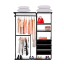 Ver imagem 1 de Closet Aramado - Linear Clr 250 com Gaveta - 1,60m - Preto
