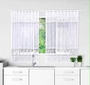 Ver imagem 4 de Cortina Cozinha Renda Toscana Bando 2,00x1,50 Alt:Branco