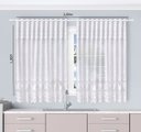 Ver imagem 3 de Cortina Cozinha Renda Toscana Bando 2,00x1,50 Alt:Branco