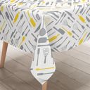 Ver imagem 2 de Toalha de Mesa Quadrada 4 Lugares Talheres