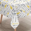 Ver imagem 2 de Toalha de Mesa Quadrada 4 Lugares Talheres