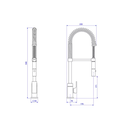 Ver mais imagens de Misturador Monocomando Deca Unic Gourmet Cromado para Cozinha - 2282.c
