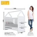 Ver imagem 3 de Quarto de Bebê com Guarda Roupa 4 Portas 1 Cômoda e 1 Berço Mini Cama Estilo Americano Nova York Esp