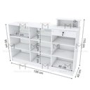 Ver imagem 2 de BALCÃO CAIXA RETO EXPOSITOR ESQUERDO M349.B MUNDI MOVEIS