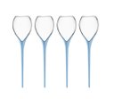 Ver imagem 1 de Kit 4 Taças Beach Queen Boccatti 520ml Drinks na Areia Praia Cor:azul