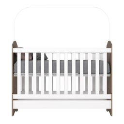 Quarto de Bebê Completo com Berço Mini Cama e Cômoda Faz de Conta Espresso Móveis - 8