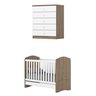 Quarto de Bebê Completo com Berço Mini Cama e Cômoda Faz de Conta Espresso Móveis - 2