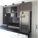 Ver mais imagens de Pastilha de Vidro Cristal Monet Preta para Banheiro 30x30cm