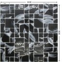 Ver imagem 6 de Pastilha de Vidro Cristal Monet Preta para Banheiro 30x30cm