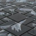 Ver imagem 2 de Pastilha de Vidro Cristal Monet Preta para Banheiro 30x30cm