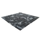 Ver imagem 4 de Pastilha de Vidro Cristal Monet Preta para Banheiro 30x30cm