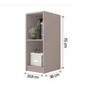 Ver imagem 3 de Nicho Multifuncional 2 Prateleiras Torre Caemmun