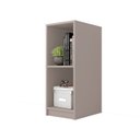 Ver imagem 2 de Nicho Multifuncional 2 Prateleiras Torre Caemmun Marrom