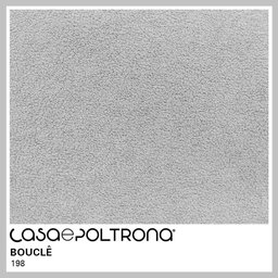 Sofá Curvo 02 Lugares 150cm Braço Esquerdo Eron Bouclê Cinza Claro - CasaePoltrona - 5