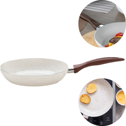 Frigideira Ceramic Life Antiaderente Fogão Fundo Indução Não Gruda 1,35 Litros 24cm - Vanilla - 1