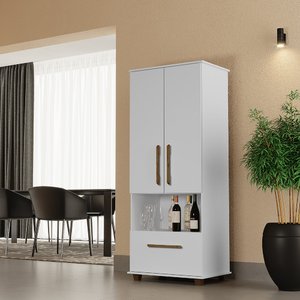 Armário Multiuso Sala Jantar Sevilha:branco