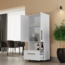 Ver imagem 2 de Armário Multiuso Sala Jantar Sevilha:branco