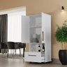 Armário Multiuso Sala Jantar Sevilha:branco - 2