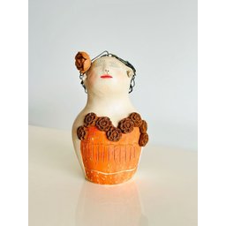 Mulher em Cerâmica. Nene Cavalcanti. Artesanal. Decoração - 1