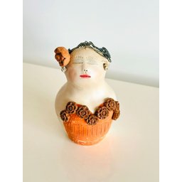 Mulher em Cerâmica. Nene Cavalcanti. Artesanal. Decoração - 5