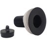 Válvula Para Lavatório Metal Preto Fosco e Porca Metal Sem Ladrão:Preta - 2