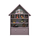 Ver imagem 1 de Casinha Infantil Organizadora de Brinquedos 100% Mdf Plancasa:lavanda