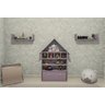 Casinha Infantil Organizadora de Brinquedos 100% Mdf Plancasa:lavanda - 4