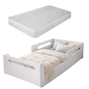 Ver imagem 1 de Cama Solteiro Montessoriana Baixa Quarto Infantil Segura para Crianças em Mdf com Colchão
