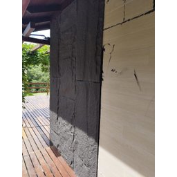 Kit 11 Placas Painel Pedra Artificial Acabamento Externo Decoração Sintética Interiores 1,20mx0,60m  - 5