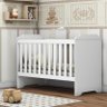 Berço Americano Mini Cama Mel Branco Brilho com Colchão Gazin - Carolina - 3