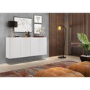 Ver mais imagens de Aparador Buffet Suspenso Multimóveis Veneza 4 Portas FG3594 Branco