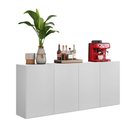 Ver imagem 1 de Aparador Buffet Suspenso Multimóveis Veneza 4 Portas FG3594 Branco