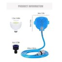 Ver imagem 5 de Ducha Spray Jato Mangueira Banho Cães e Gatos Pet Shop Luva