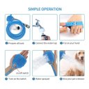 Ver imagem 3 de Ducha Spray Jato Mangueira Banho Cães e Gatos Pet Shop Luva