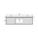 Ver imagem 4 de Pia de Cozinha Mármore Branco 200cm C/ Cuba Inox Funda 14cm: Branco