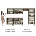 Ver imagem 7 de Cozinha Completa Com Armário E Balcão Rustic/Cinza