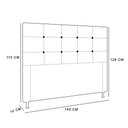 Ver imagem 2 de Cabeceira Cama Box Casal 140cm Corino Preto