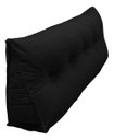 Ver imagem 4 de Almofada Cabeceira Mel Cama Casal 140cm Encosto Suede:Preto/Suede