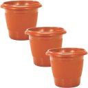 Ver imagem 1 de 3 Vasos Grande Redondo 15 Litros Cerâmico Plantas E Flores