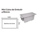 Ver imagem 3 de Caixa Regua Tomada Embutir Moveis 2 Tomada 2 USB Charger