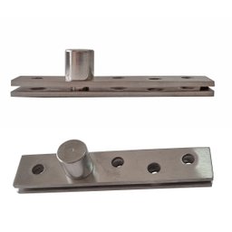 Dobradiça Pivô Pino Porta Pivotante 150kg Aço Inox 304 Canto - 3