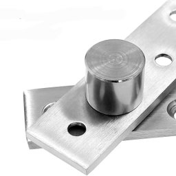Dobradiça Pivô Pino Porta Pivotante 150kg Aço Inox 304 Canto - 4