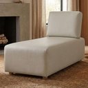 Ver imagem 2 de Sofá Chaise Modular Block 74x153 Pes Madeira Courino Tcs 725 Moll