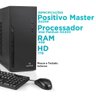 Computador Home Positivo Master Pentium 4gb 1tb + Monitor Hp 18,5 60hz 5ms Preto Bivolt - 3