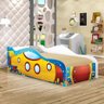 Cama Solteiro Carro Infantil para Menino Menina Quarto - Submarino Amarelo - 2
