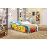 Cama Solteiro Carro Infantil para Menino Menina Quarto - Submarino Amarelo - 4