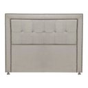 Ver imagem 3 de Cabeceira Estofada para Cama Box Queen 160cm Ravena Veludo - Sofa Store:veludo Bege