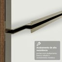 Ver imagem 5 de Armário de Cozinha Completa 340cm Rustic/branco Veludo Lux Madesa 02 Rustic/branco Veludo